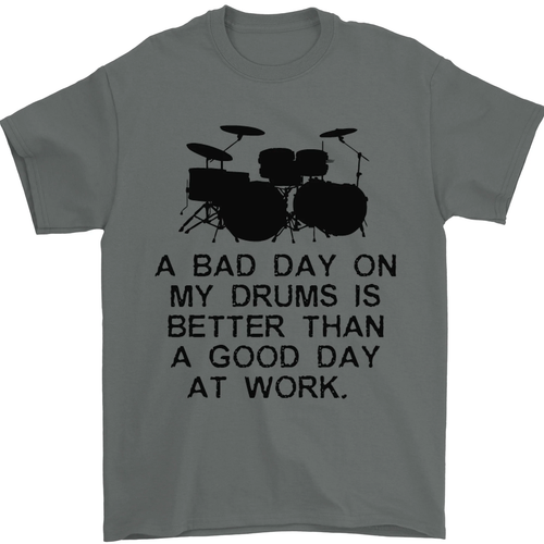 A Bad Day On My Schlagzeug Schlagzeuger Trommeln Herren 100% Baumwolle - Bild 77 von 97