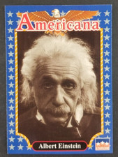 Albert Einstein 1992 Americana Starline Card #26 (NM)