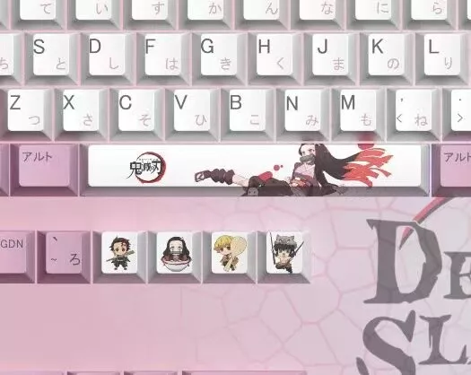 Demon Slayer Keycaps Set Kamado Nezuko Anime - Keysium