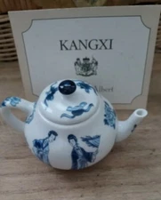 Vintage 1985 Franklin Mint Victoria & Albert Museum KANGXI Porcelain Mini Teapot