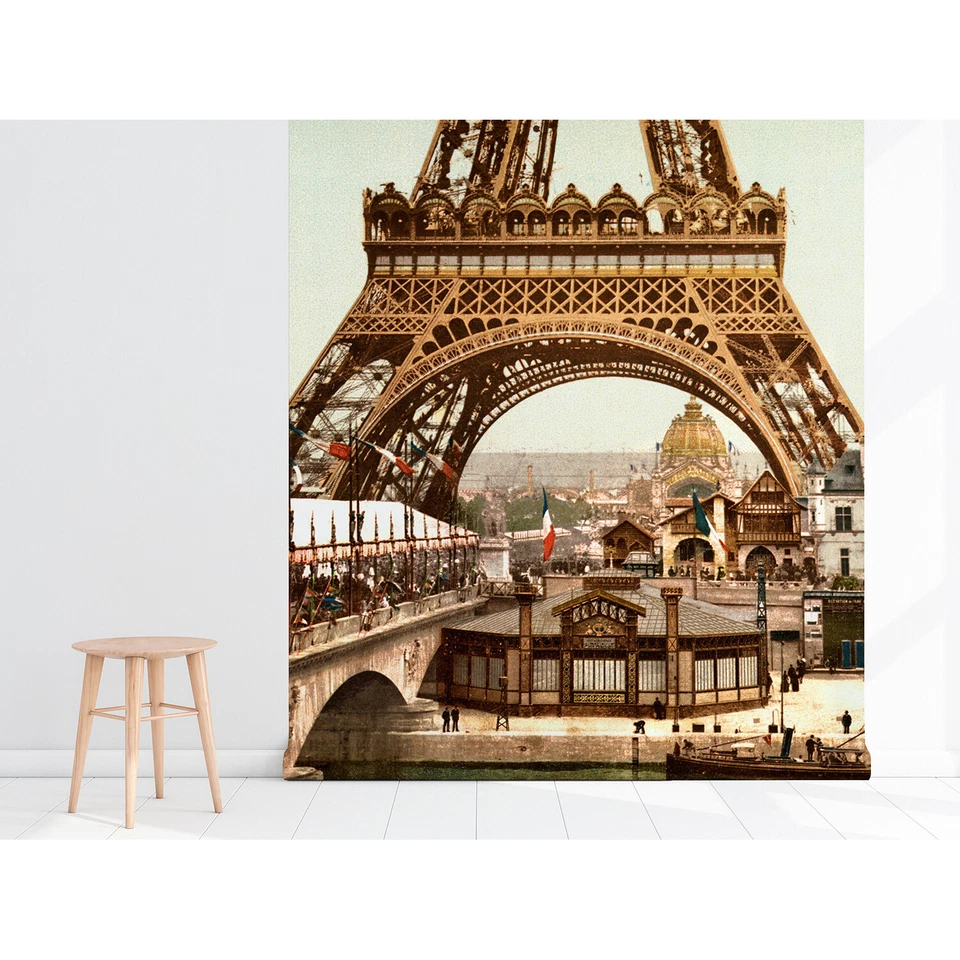 Home wall mural Eiffel Tower France Big City Non-woven wallpaper Decal - Image 2 of 4