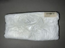 Disposable Lab Coats for Adults Knitted Cuffs and Collar w/ Pockets Large