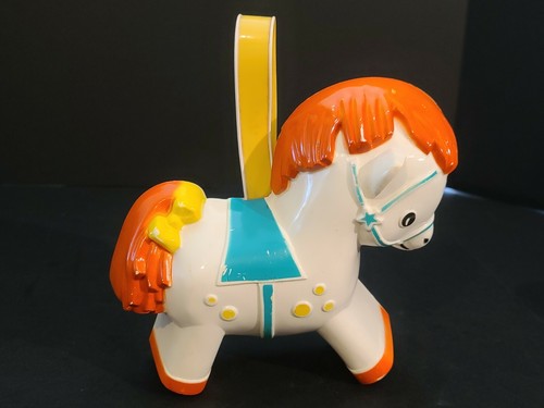 Vintage 1968 Fisher Price Toys Pony Music Box 190 Schubert's Cradle Song