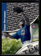 2000 Topps Tek Base Pattern  8 (Signature) Corey Patterson Chicago Cubs #37-8