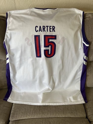 Vince Carter Toronto Raptors Champion White Jersey 52 XXL - Picture 4 of 4