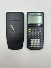 Texas Instruments TI-83 Plus Graphing Calculator  Black Tested/Works with Cover