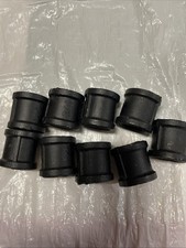 3/4" BLACK MALLEABLE IRON STRAIGHT COUPLING - LOT OF 9