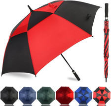 Automatic Open Golf Umbrella 54/62/68/72 Inch, Extra Large Windproof Vented Doub
