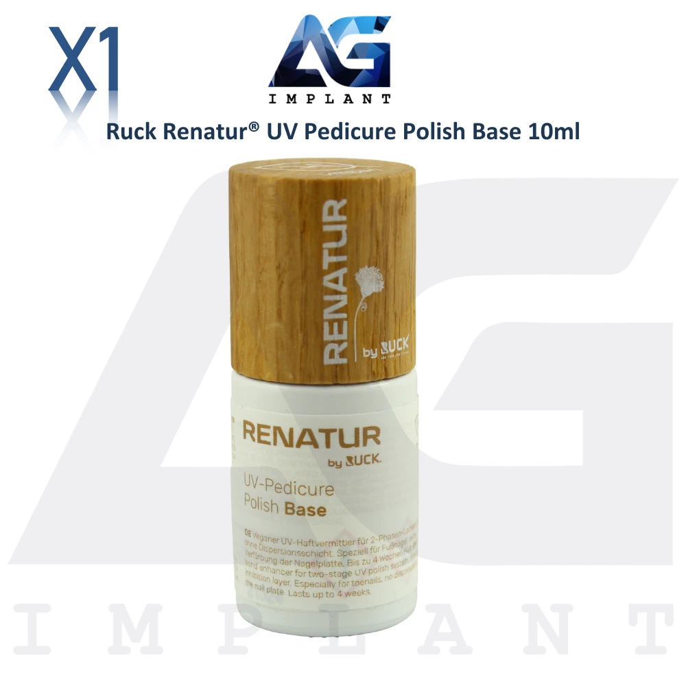 Vegan UV Pedicure Base Coat 10ml Allows Easy Application and Removal
