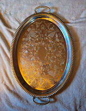 Vintage Traditional Ware Silver-Plated Oval S...