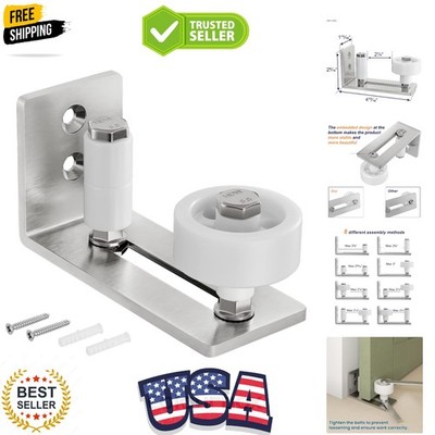 Sliding Barn Door Floor Guide for Bottom Adjustable Roller - 8 Setup Options ...