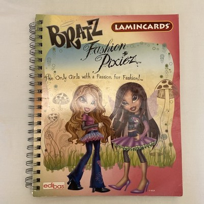 Rare 2007 Bratz Lamincards Binder folder Fashion Pixiez with 66