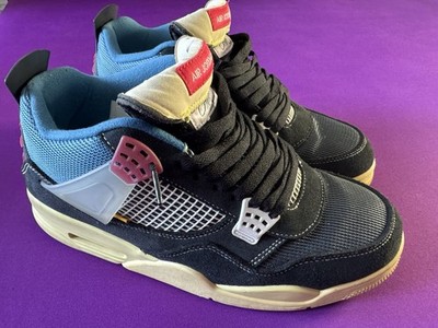 Nike Air Jordan 4 Retro Union Off Noir mit Karton - NIKE SIZE LABELS UNLESBAR!!