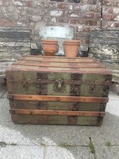 Antique Steamer Trunk Vintage Suitcase Designed By G G Peterkin Of Aberdeen