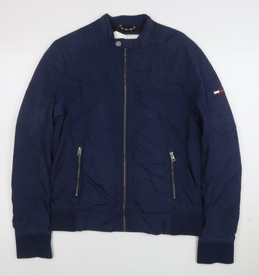 Bomberjacke Herren UK Größe S Tommy Jeansblau