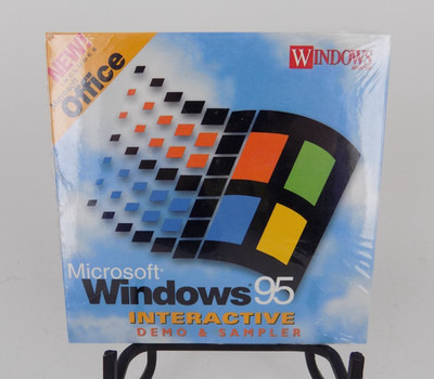 RARE SEALED Windows 95 Interactive Demo & Sampler! FREE SHIPPING!