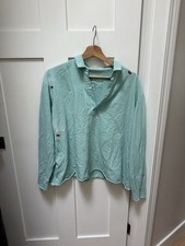 Frank & Eileen Patrick Heritage Jersey Popover Henley large NWOT