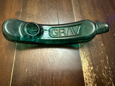 5  Grav Glass Pipe Bowl Rocker Lake Green