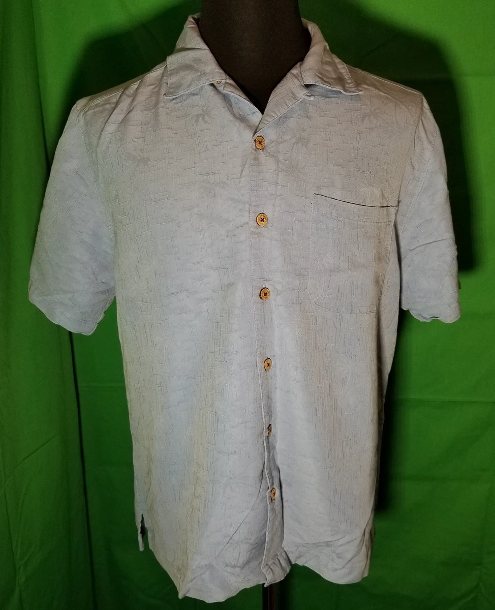 Chemise Caribbean Joe Homme – Medium, Saumon, Poche, Boutons (Bon état)