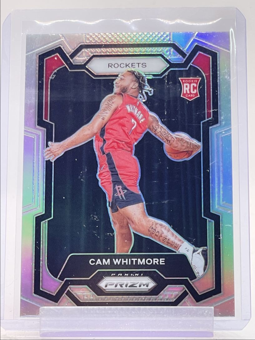 CAM WHITMORE 2023-24 PANINI PRIZM ROOKIE SILVER ROCKETS #129 RC Q2293