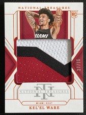 Kel'El Ware 2024-25 Panini National Treasures Rookie Patch RC /75 #158