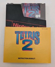 Tetris 2 Nintendo Entertainment System 1993 NES Cart & Manual Tested Working EUC