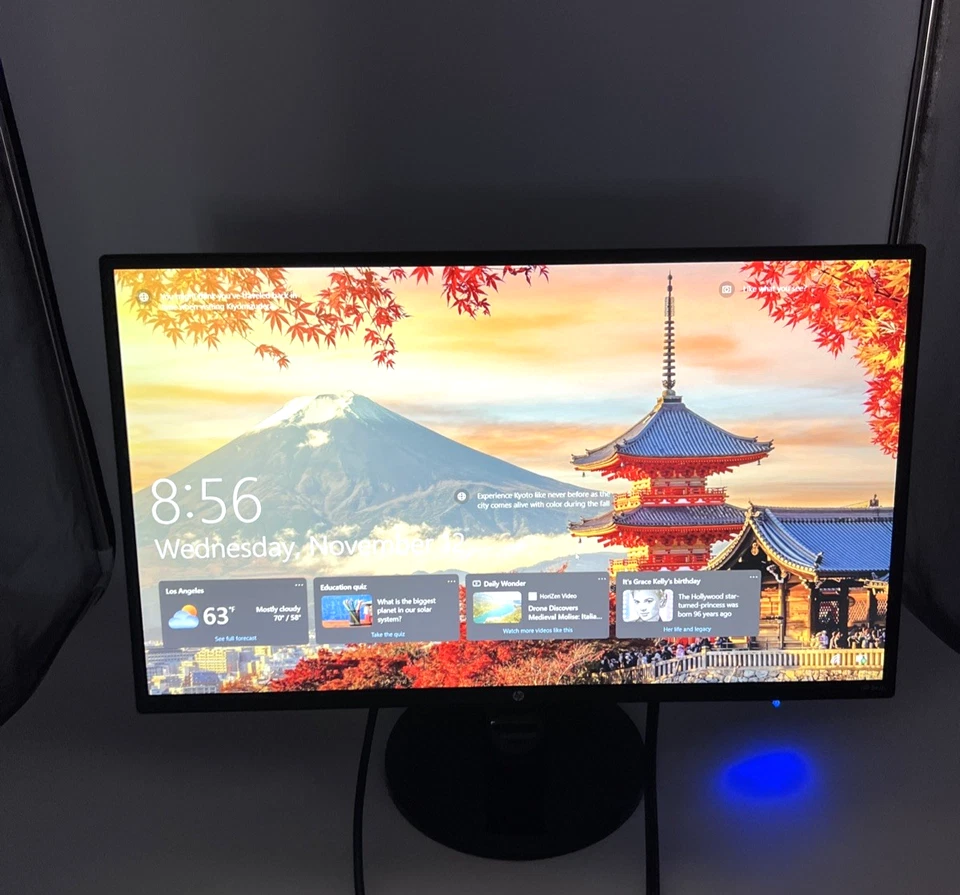 Mate HP 24yh 23.8" IPS LED Full HD Monitor w/ Tilt Adj, Anti-glare W/ Cords - Image 3 of 4