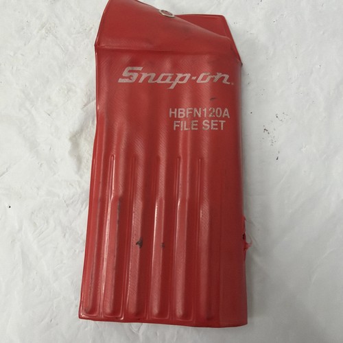 Snap-On 12pc Swiss Pattern Miniature File Set with 2 Handles Model HBFN120A - 第 5/5 張圖片