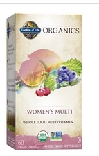 Mykind Organics, Women's Once Daily Multivitamin, 60 Vegan Tablets (exp 03/2028)