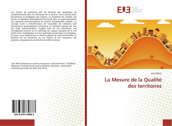 Jean Milon | La Mesure De La Qualité Des Territoires | Taschenbuch | FranzöSisch-image