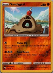 Sandygast 74/149 Sun & Moon Base Set Reverse Holo Common