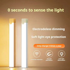 1 pc Wireless LED Motion Sensor Cabinet Light Rechargeable Night Lamp