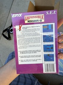 MISSION IMPOSSIBLE 2 1987 EPYX S.E.I. NES CASE (6 Copies) SEALED