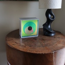 Fab Chrono-Art Lumina Clock 94 Op Color Kinet...