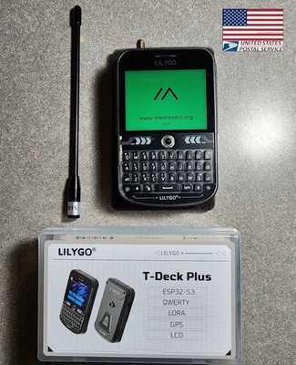 USA Shipping T-Deck Plus ESP32 915Mhz w/Meshtastic + SMA connector & Antenna