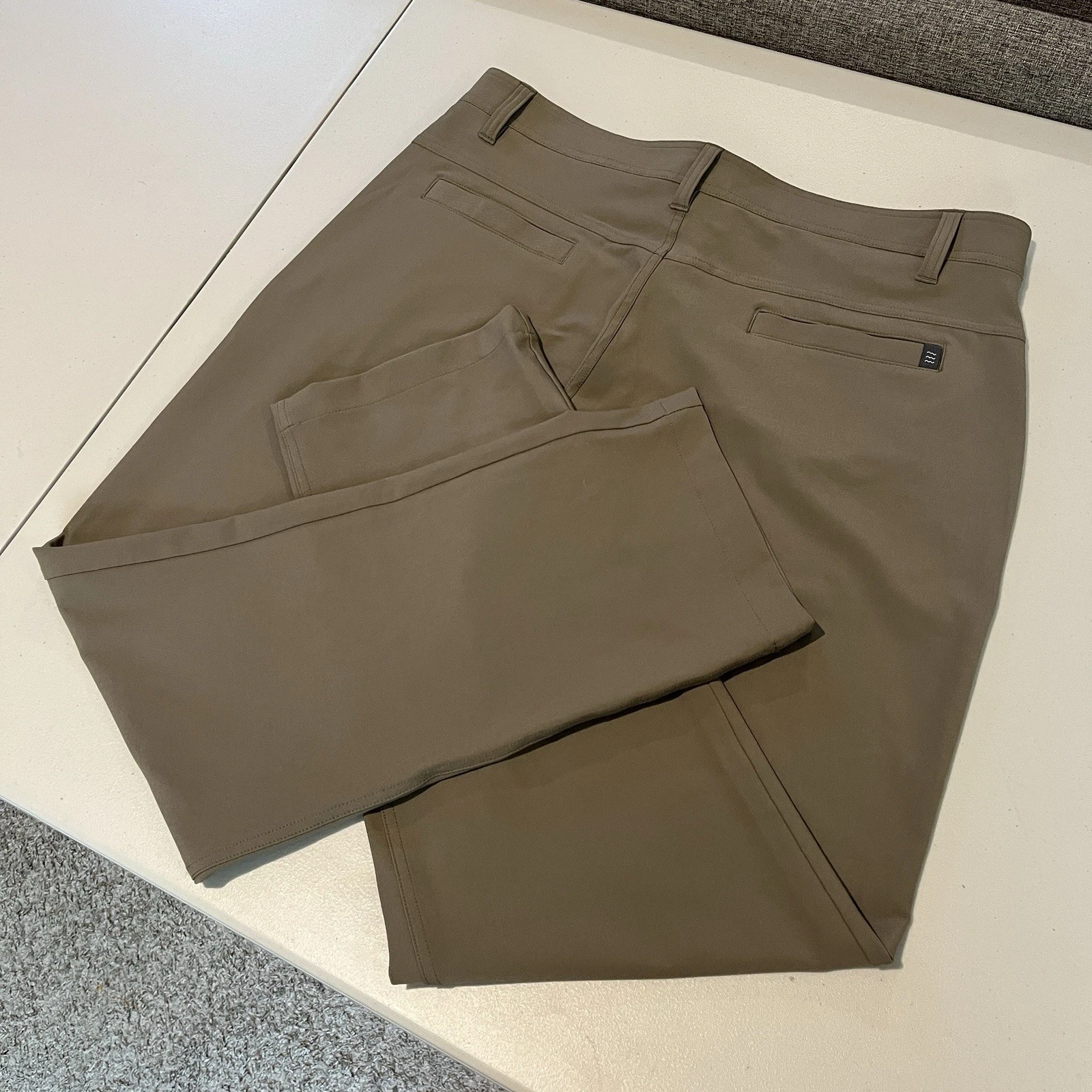 Free Fly Nomad Pants Mens 34x30 Fishing Hiking Performance Stretch Chino Brown