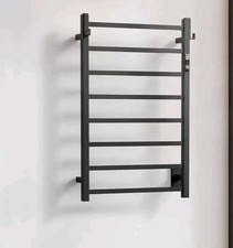 P&Bhusri Heated Towel Rack for Bathroom,Wall Mounted Electric Towel Rack 8 Bars