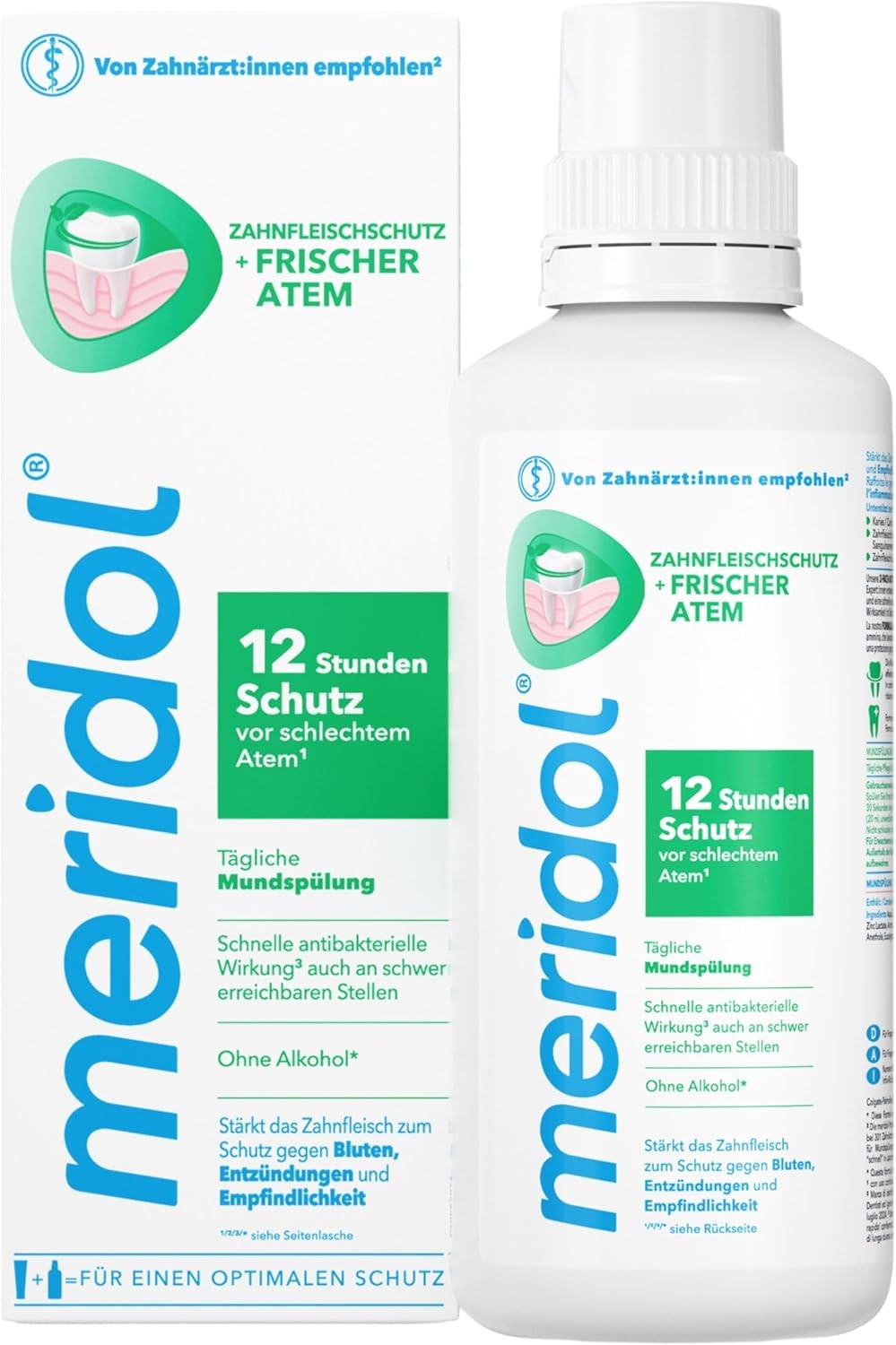 Meridol Mundsplung Zahnfleischschutz Frischer Atem antibakteriell 400ml 3690₽