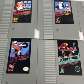 Nintendo NES Cartridge Retro 8 Count Drink Coasters Mario Donkey Kong & More