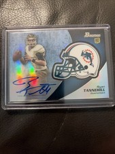 2012 Bowman - Ryan Tannehill Rookie ON CARD Auto - (RC) Miami Dolphins. rookie card picture