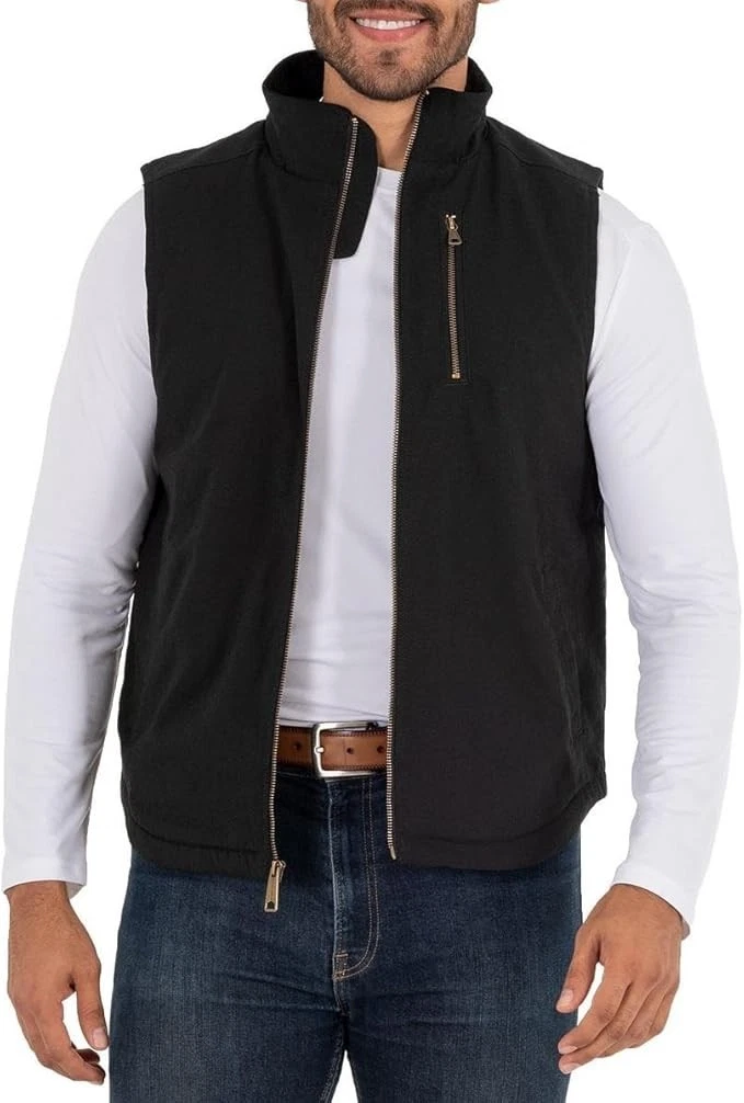 Wells Lamont Vest Mens Canvas Sherpa Lined Full Zip Workwear Pockets Heavy, 2XL
Opens in a new windo