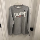 Nwt nike men's Large Nike Syracuse Orange Vintage Logo Fleece crew sweatshirt