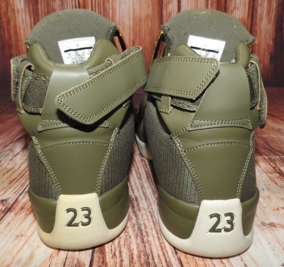 Hombre Talla 10 - Air Jordan Generación 23 Mediano Oliva Gancho y Lazo AA1294-205 Foto 4 de 4