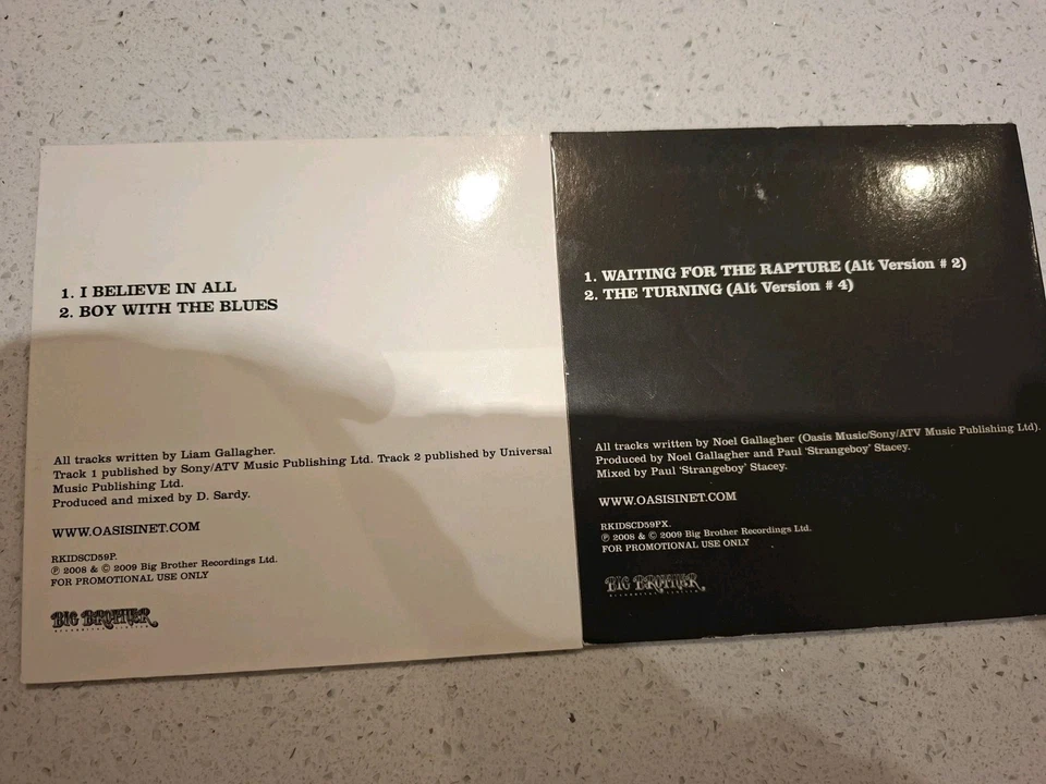 Oasis Promo Cds - Image 2 of 4