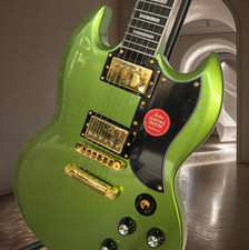 Candy Apple Green S G Electric Guitar Mahogany Body Bone Nut Rosewood Fretboard