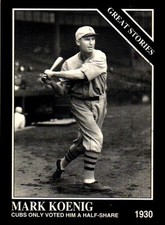 1993 The Sporting News Conlon Collection- Mark Koenig #751