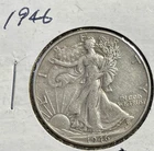 1946 50C Walking Liberty Half Dollar. 90% Silver. #1650