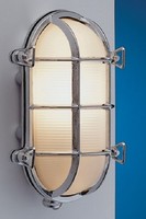Led Wandlampe IP54 Chrom Aus Messing Maritim Sirena AußEn Leuchte Eingang TüR