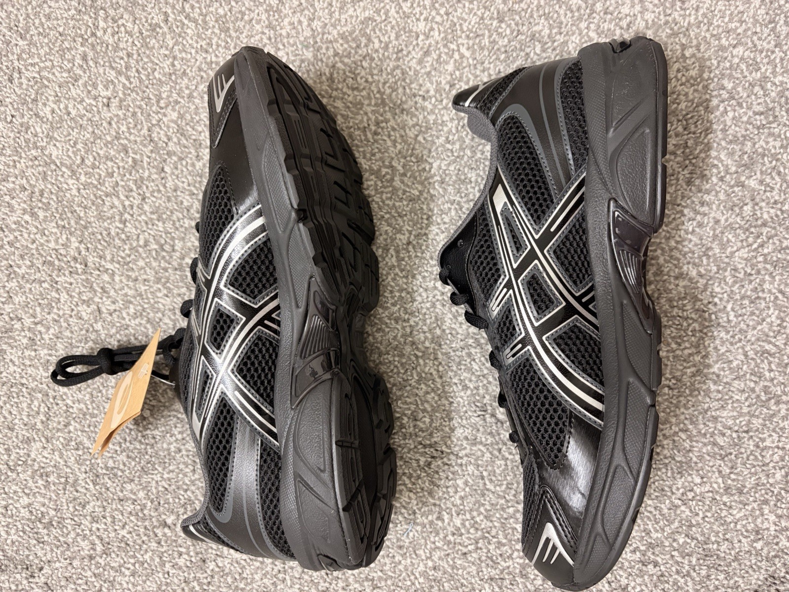 Sz-10.5M ASICS GEL-1130 Black Pure Silver 1201A906-001 Men’s Sneaker  thumbnail 5