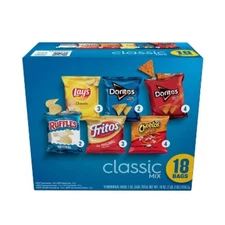 Frito-Lay Chips Variety Pack Classic Mix - 18oz/18ct